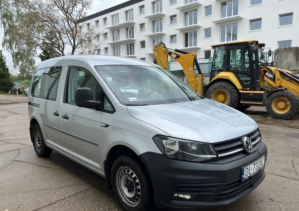 Volkswagen Caddy cena 60024 przebieg: 100120, rok produkcji 2017 z Legnica małe 16